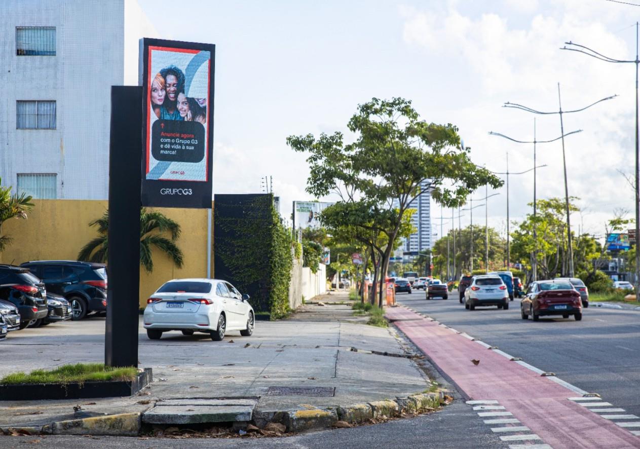 Painel G3 LED – Av. Castelo Branco, Jaboatão dos Guararapes