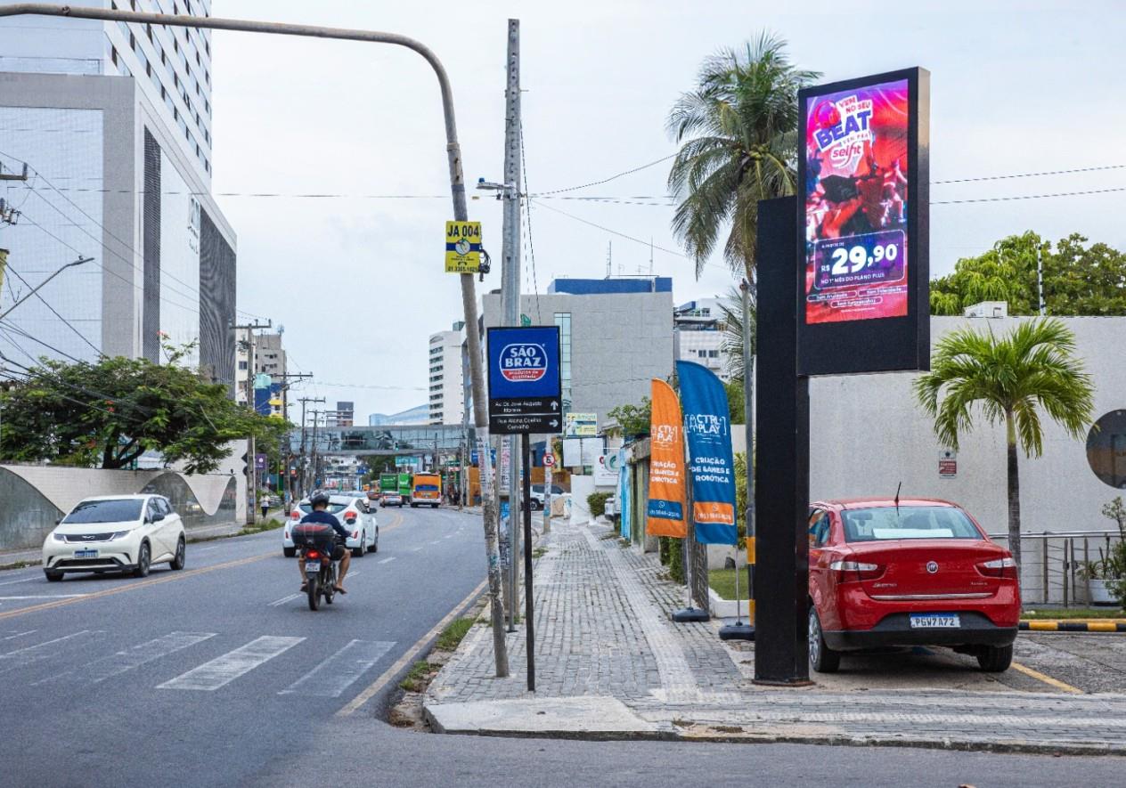 Painel G3 LED na Av. Dr. José Pinheiro Briga – Olinda